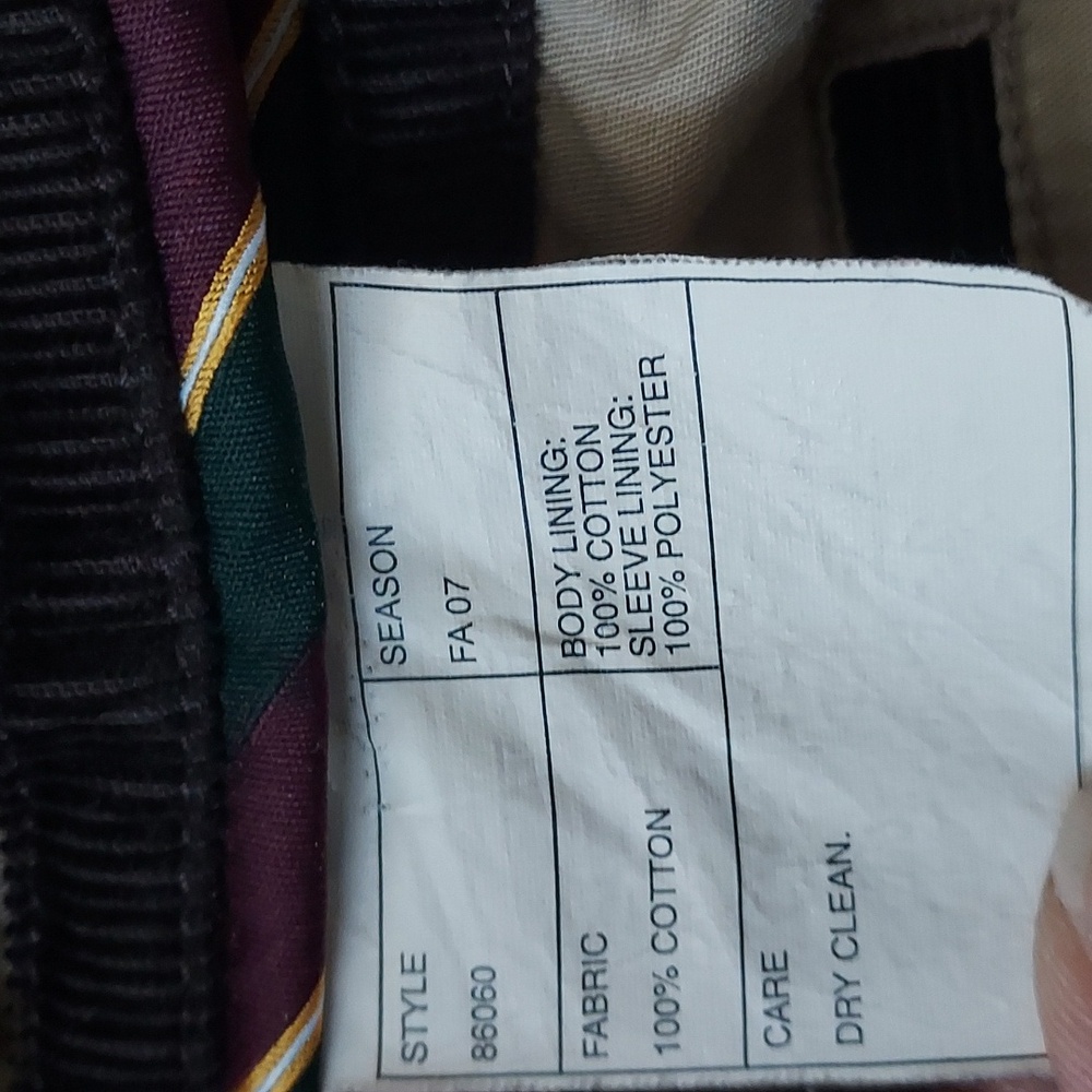 J.crew Men's Chocolate Brown Corduroy Blazer Jacket Sz-M - Picture 12 of 12